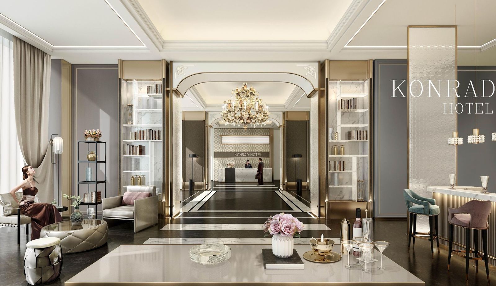 港丽酒店客房 | 致美设计 EDA Design
