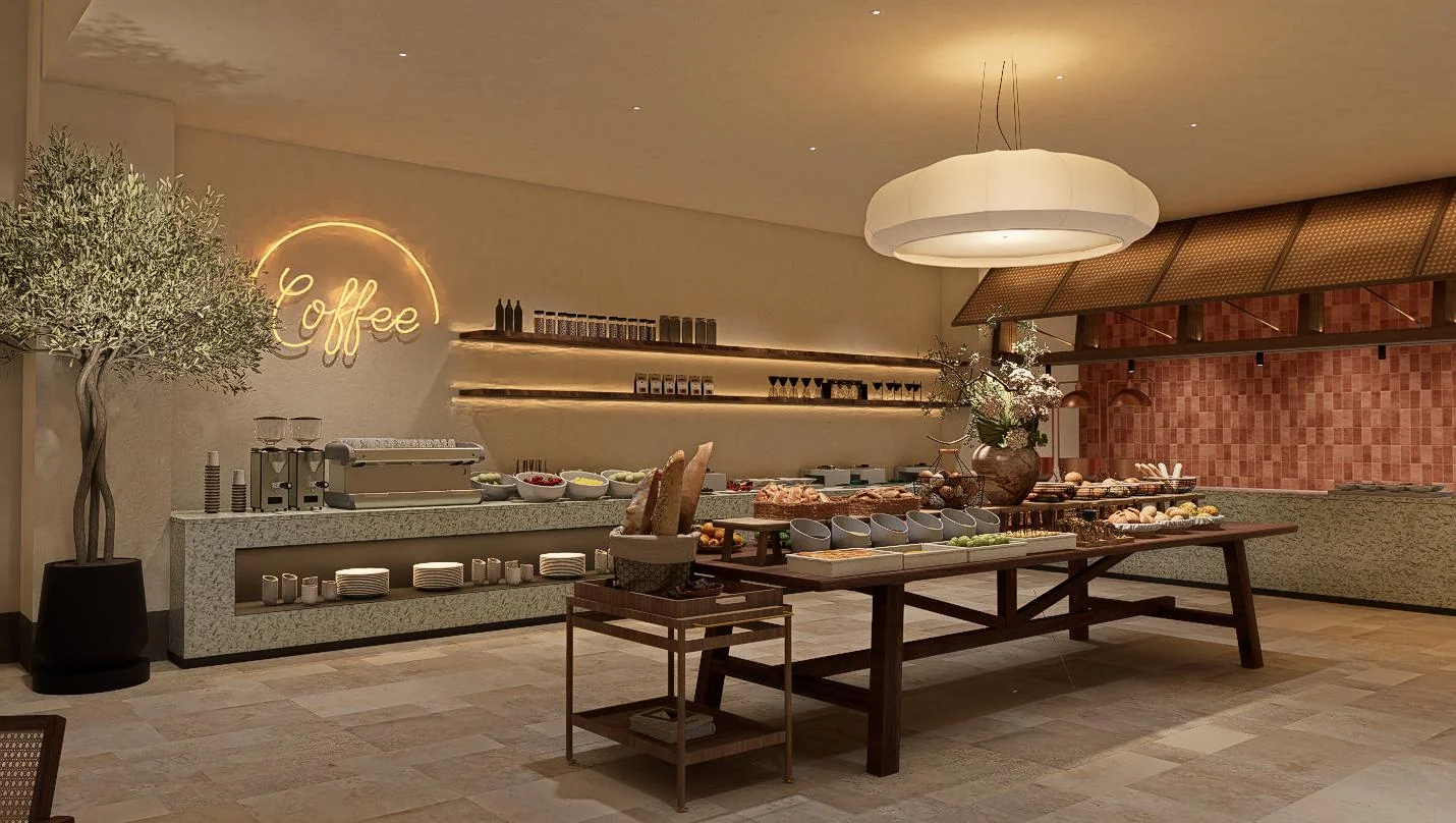 清远丽呈睿轩酒店(高铁站店)自助餐厅 | 致美设计 EDA Design